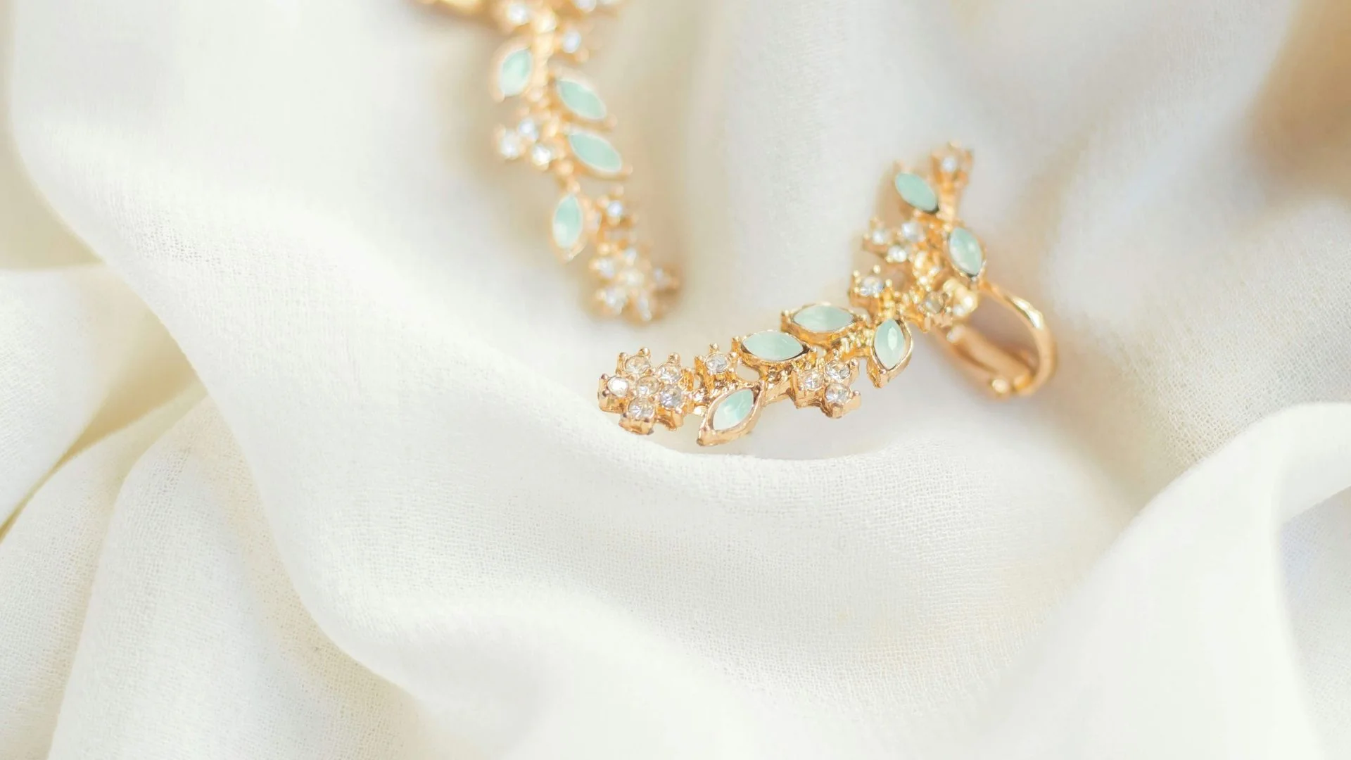 Pink Gold Earrings 
